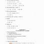 Translating Algebraic Expressions Worksheets With Answers