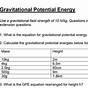 Gravitational Potential Energy Worksheets With Answers
