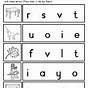 Easy Phonics Worksheet For Kindergarten