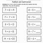 Addition Subtraction Within 10 Worksheet