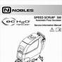 Nobles Speed Scrub Parts Manual