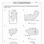 Surface Area Composite Figures Worksheets