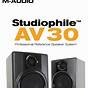M-audio Studiophile Av 40 Manual