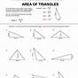 Area Of Triangle Worksheet With Answers Pdf