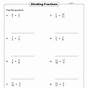 Dividing Fractions Worksheet 6th Grade