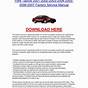 Ford Taurus Shop Manual