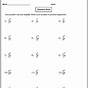 Division With Exponents Worksheet
