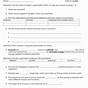 Enzyme Activity Worksheets