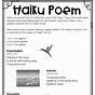 How To Write A Haiku Worksheet