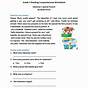 Free 2nd Grade Reading Comprehension Worksheets