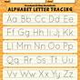 Kindergarten Letter Tracing Worksheets