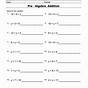 Grade 7 Algebra Worksheets