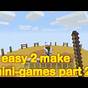 Easy Mini Games To Make On Minecraft