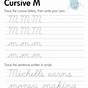 Cursive Writing A To Z Worksheets