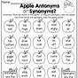 Synonyms Worksheets For Grade 2