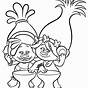 Printable Trolls Coloring Pages