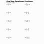 Equations With Fractions Worksheet Pdf