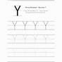 Letter Y Worksheets Preschool