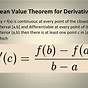 Mean Value Theorem Worksheets
