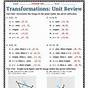 Transformation Geometry Worksheets