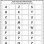 Worksheet For Alphabets With Pictures