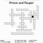 The Prince And The Pauper Worksheets