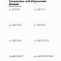 Division Of Polynomials Worksheet With Answer