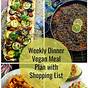 Vegan Meal Plan And Grocery List Pdf