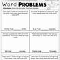 1st Grade Subtraction Word Problem Worksheets
