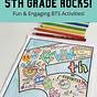 Fun Activities For 5th Graders In The Classroom