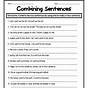Combining Sentences Worksheet 5th Grade