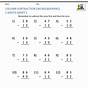 Worksheet For Subtraction With Regrouping