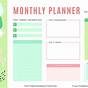 Monthly Goal Sheets Printable Pdf