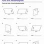 Finding The Area Of A Parallelogram Worksheets