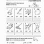 Short E Worksheets 1st Grade