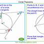 Circle Theorems Worksheet Tes