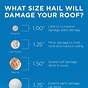Hail Size Damage Chart