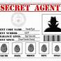 Printable Spy Id Card Template