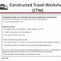Travel Construction Worksheet Dts