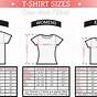 Womens T Shirt Size Chart