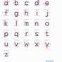 Write Lowercase Letters Worksheets