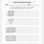Flat And Curved Surfaces Worksheet