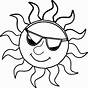 Printable Sun Coloring Pages