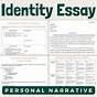 Personal Identity Identity Worksheet