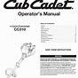 Cub Cadet Cc30h Service Manual