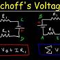 Kirchhoff's Voltage Law Circuit Diagram