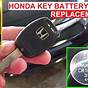 2002 Honda Civic Key Fob Battery