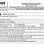 Foreign Earned Income Tax Worksheet