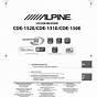 Alpine Cde 152 Owner's Manual