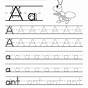 Letter Tracing Worksheets For Preschool